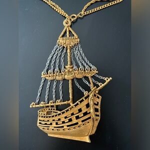 Vintage Ship pendant